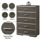 ACME Escher Gray Oak Chest Model 27656