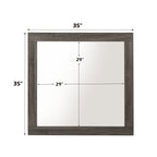 ACME Avantika Rustic Gray Oak Mirror Model 27674