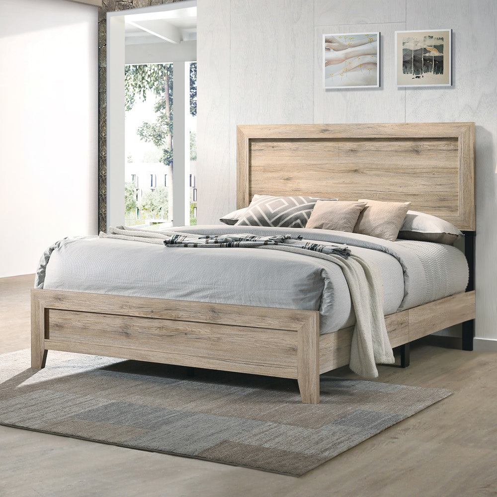 ACME Miquell Natural Queen Bed Model 28040Q