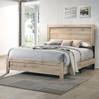 ACME Miquell Natural Eastern King Bed Model 28037EK