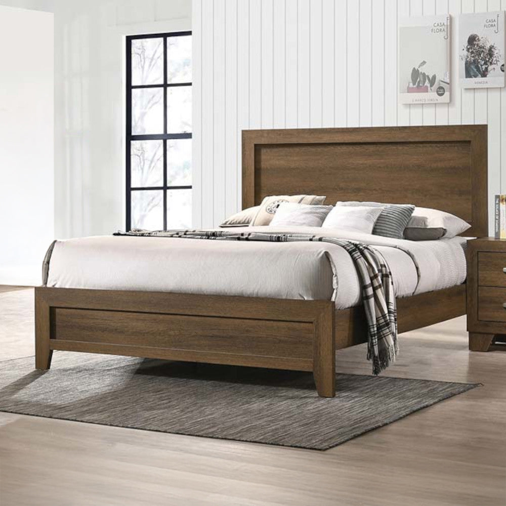ACME Miquell Oak Eastern King Bed Model 28047EK
