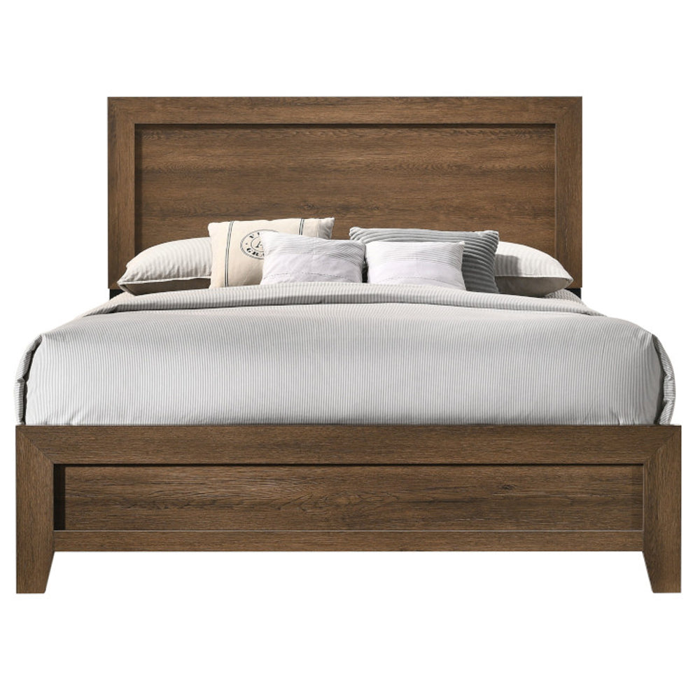 ACME Miquell Oak Eastern King Bed Model 28047EK