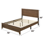 ACME Miquell Oak Eastern King Bed Model 28047EK