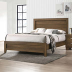 ACME Miquell Oak Queen Bed Model 28050Q