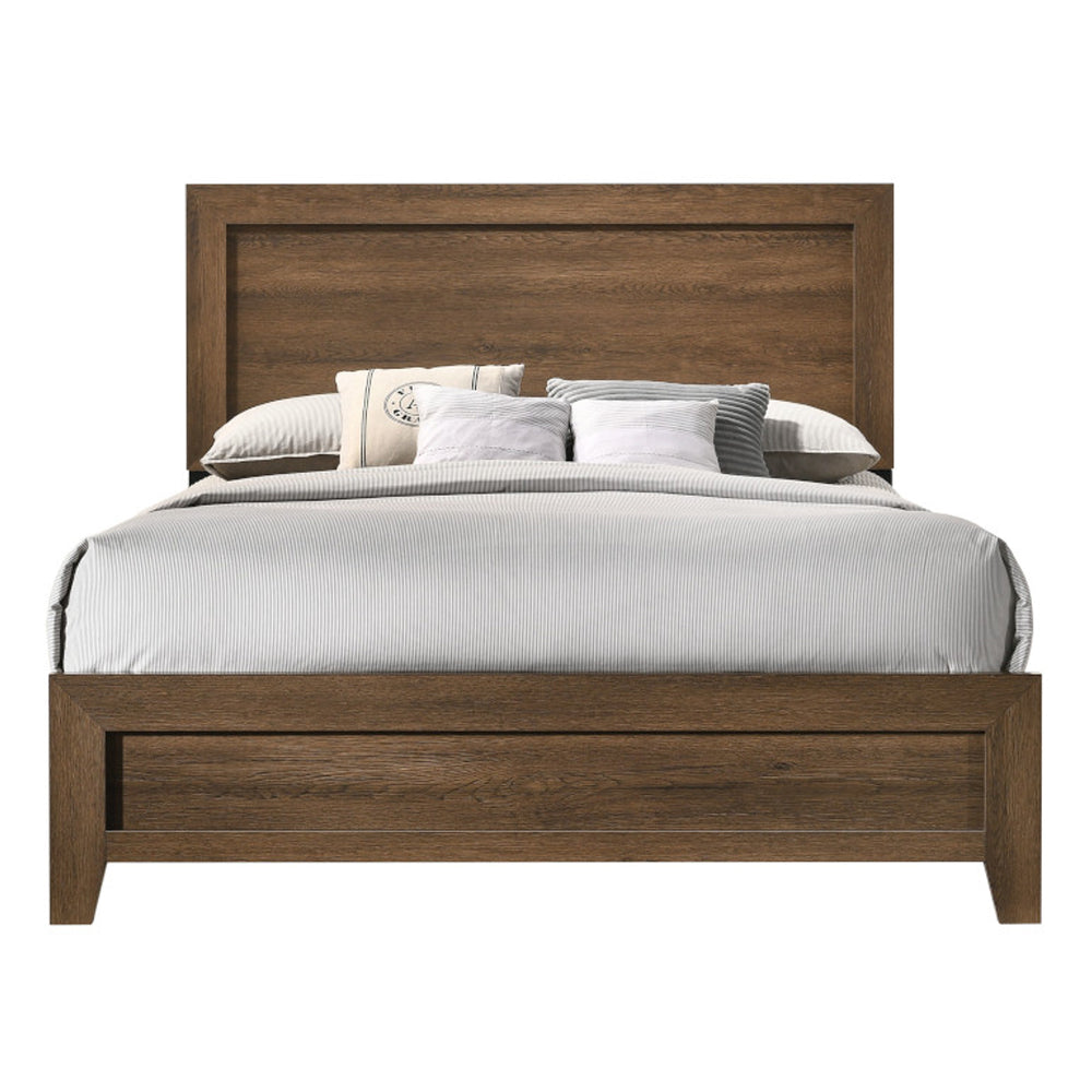 ACME Miquell Oak Queen Bed Model 28050Q