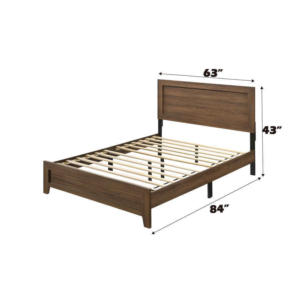 ACME Miquell Oak Queen Bed Model 28050Q