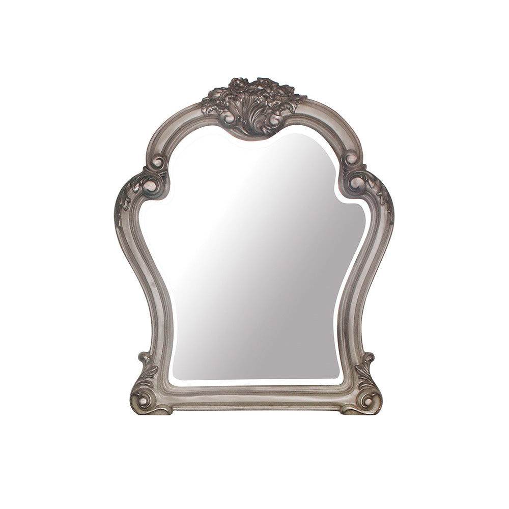 ACME Dresden Vintage Bone White Mirror Model 28174