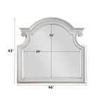 ACME Florian Antique White Mirror Model 28724