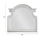 ACME Florian Antique White Mirror Model 28724