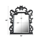ACME House Delphine Charcoal Mirror Model 28834