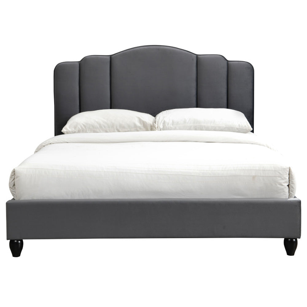 ACME Giada Charcoal Fabric Eastern King Bed Model 28967EK