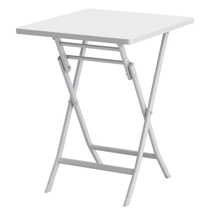 Ensemble bistro minimaliste 3 pièces pour patio : table carrée pliable et chaises