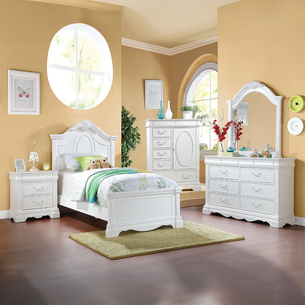 ACME Estrella White Full Bed Model 30235F