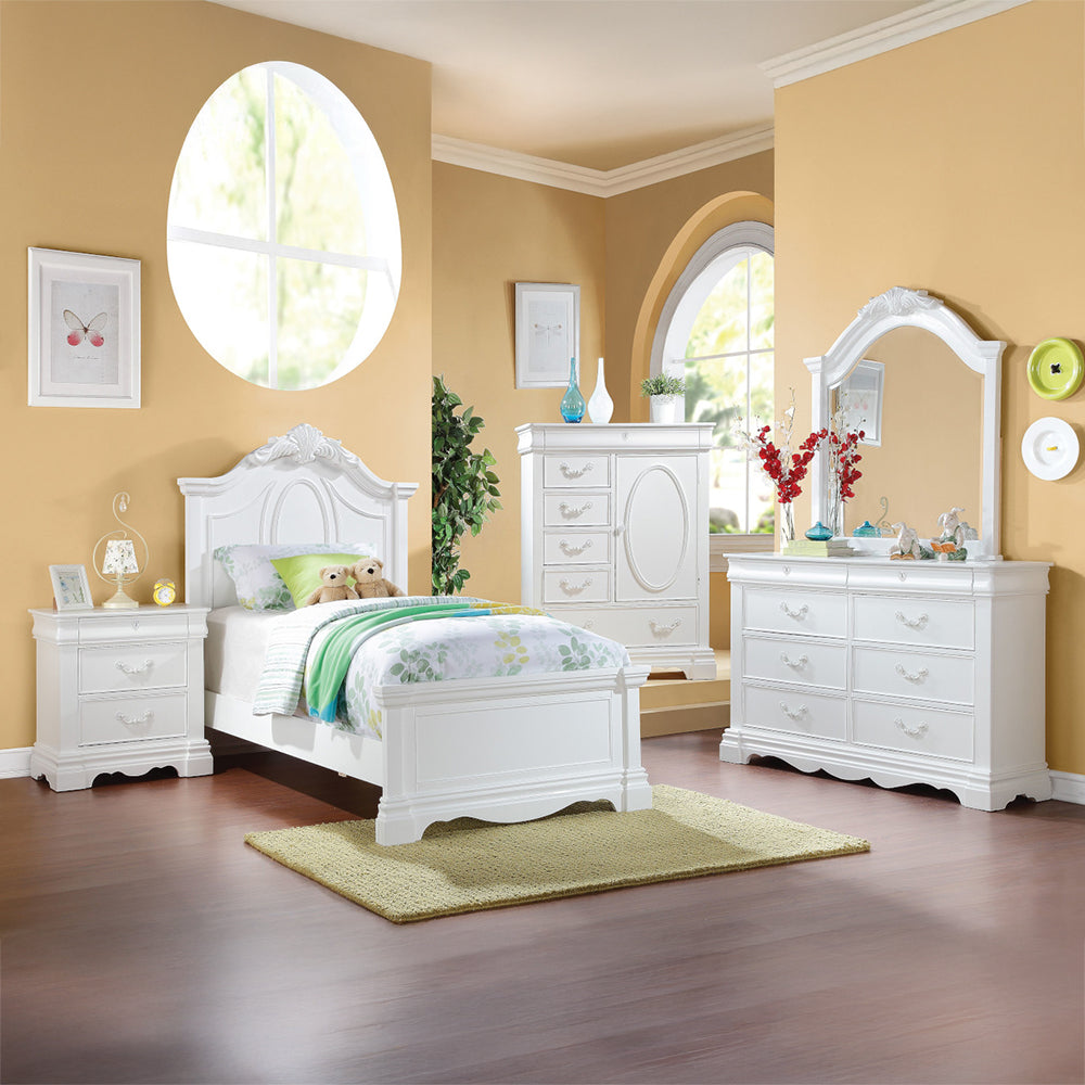 ACME Estrella White Mirror Model 30244