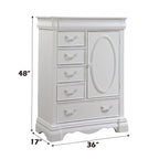 ACME Estrella White Chest Model 30246
