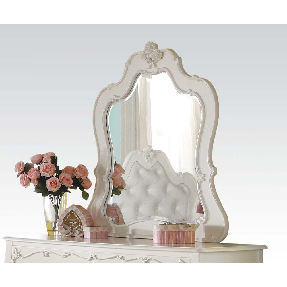 ACME Edalene Pearl White Mirror Model 30513