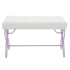 ACME Priya II White & Light Purple Bench Model 30542