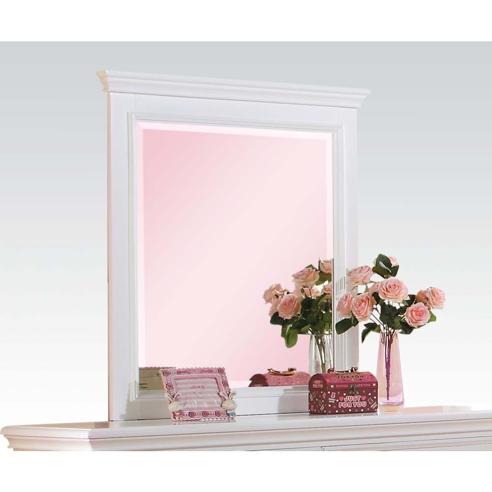 ACME Lacey White Mirror Model 30600