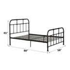 ACME Nicipolis Sandy Gray Full Bed Model 30735F