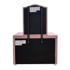 ACME Reggie Pink Fabric Mirror Model 30824