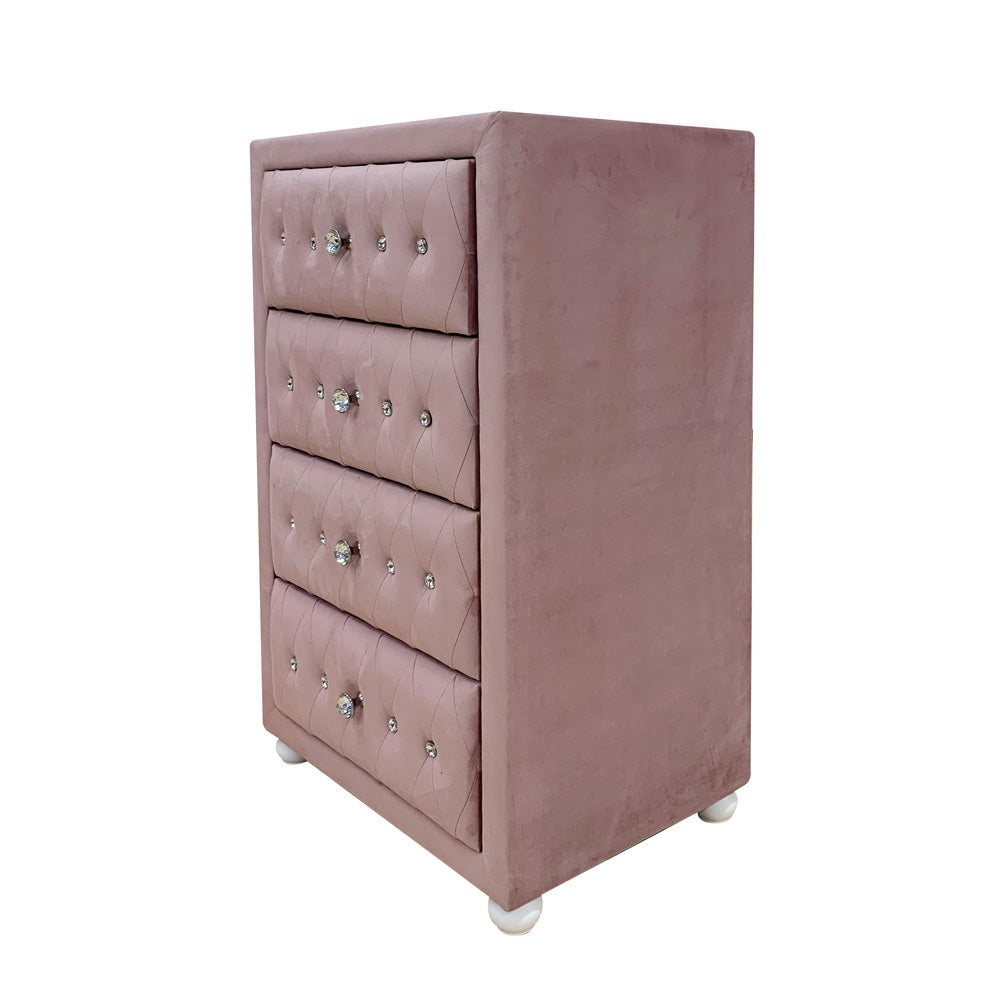 ACME Reggie Pink Fabric Chest Model 30826