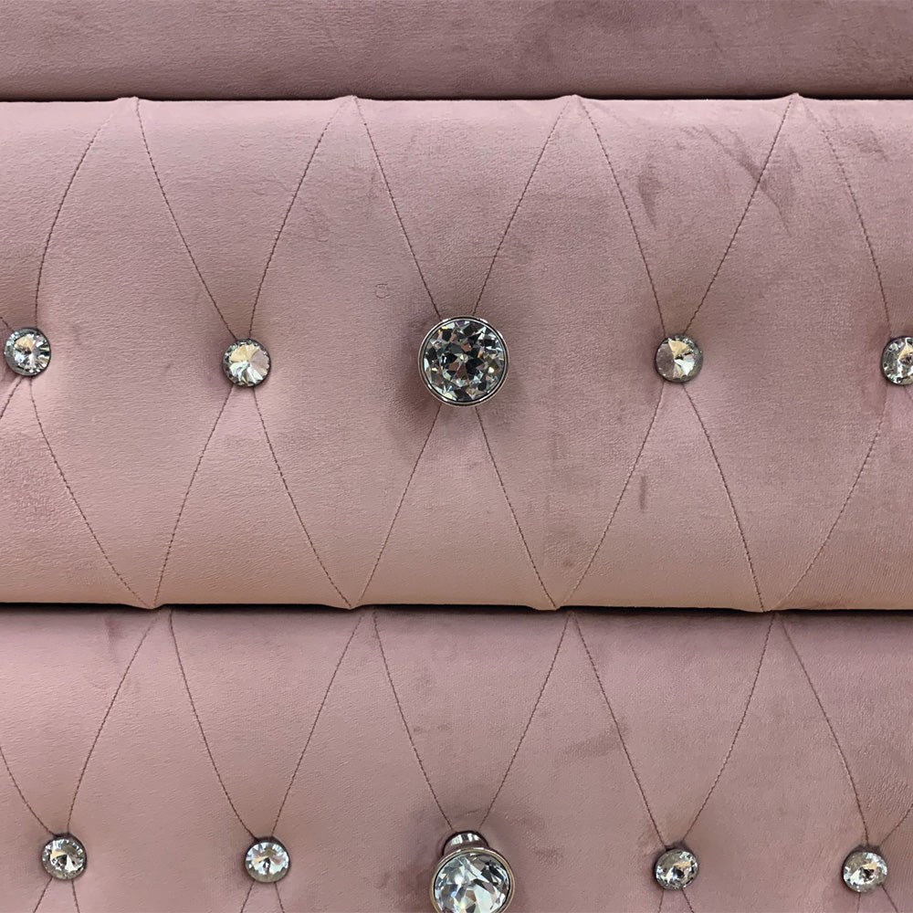 ACME Reggie Pink Fabric Chest Model 30826