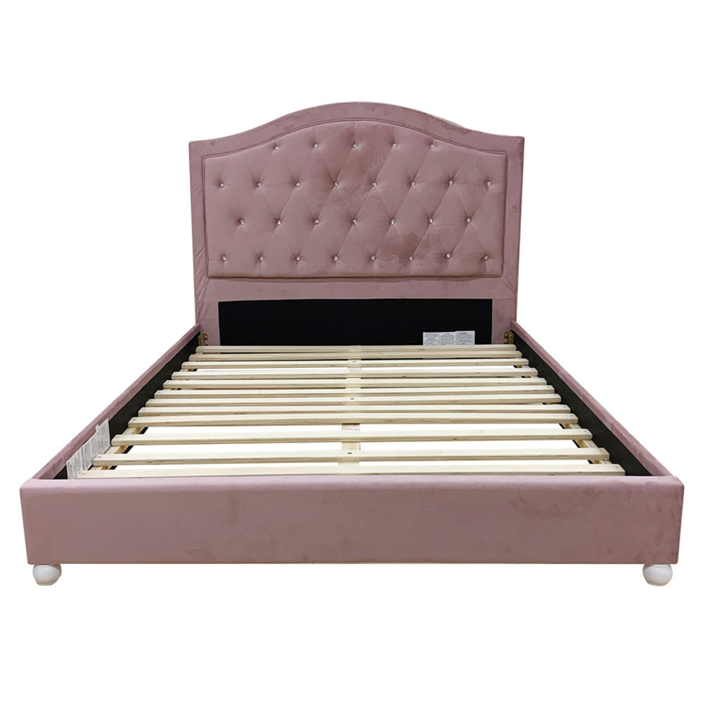ACME Reggie Pink Fabric Full Bed Model 30875F