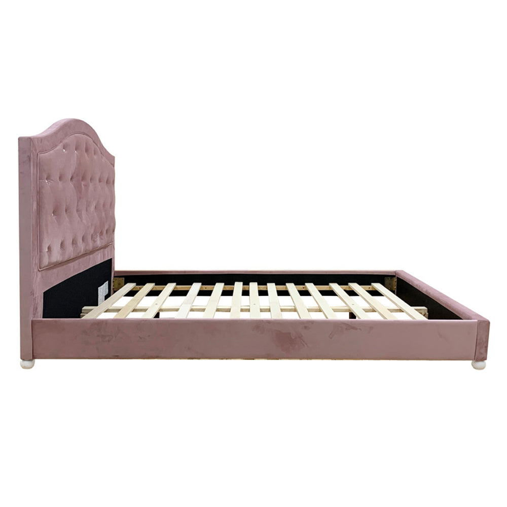 ACME Reggie Pink Fabric Full Bed Model 30875F