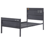 ACME Cargo Gunmetal Twin Bed Model 35920T