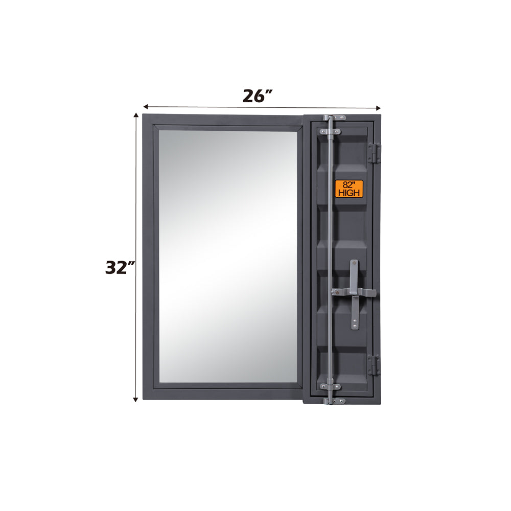 ACME Cargo Gunmetal Vanity Mirror Model 35923
