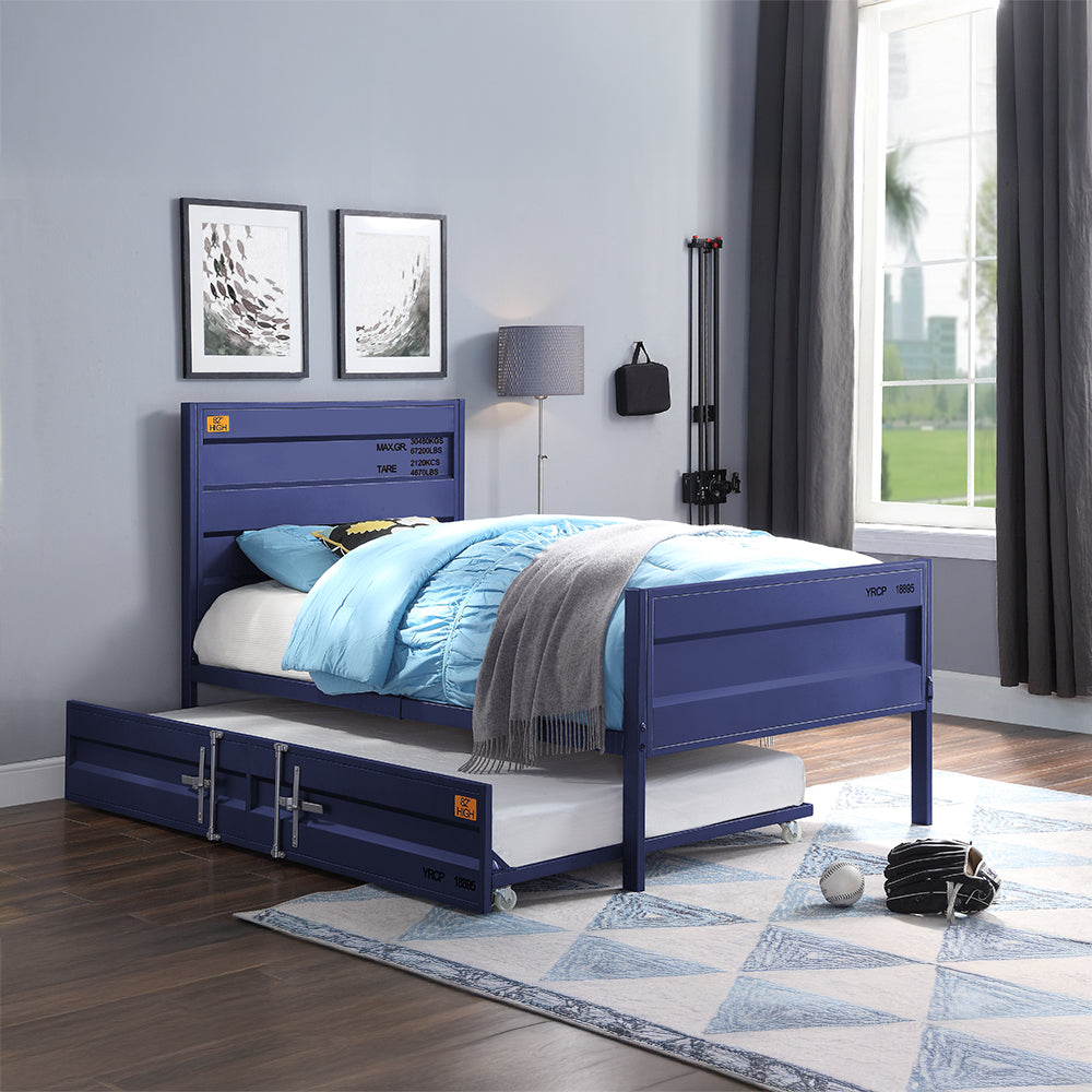 ACME Cargo Blue Twin Bed Model 35930T