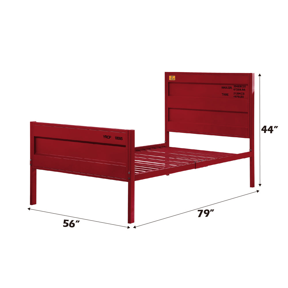ACME Cargo Red Full Bed Model 35945F