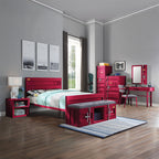 ACME Cargo Red Twin Bed Model 35950T
