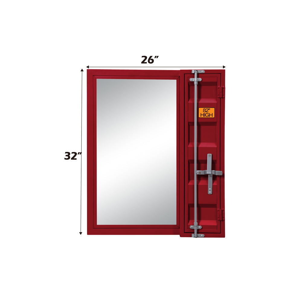 ACME Cargo Red Vanity Mirror Model 35952