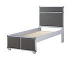 ACME Orchest Gray Synthetic Leather & Gray Twin Bed Model 36120T
