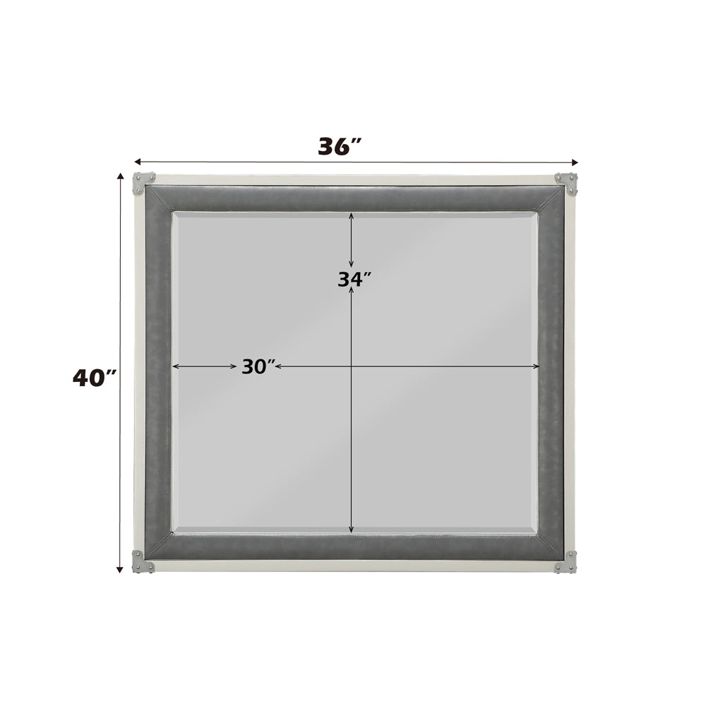 ACME Orchest Gray Mirror Model 36139