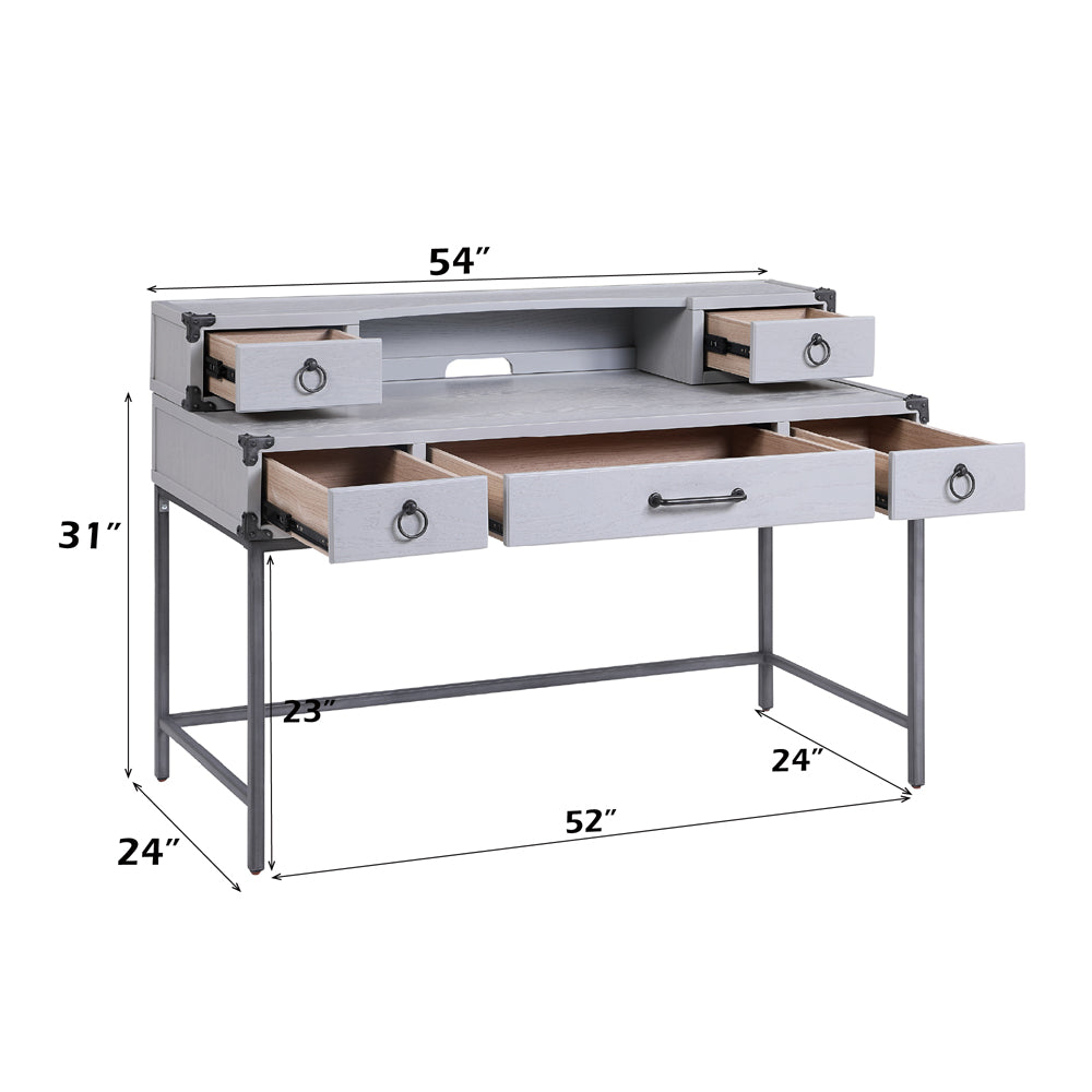 ACME Orchest Gray Writing Desk Model 36142
