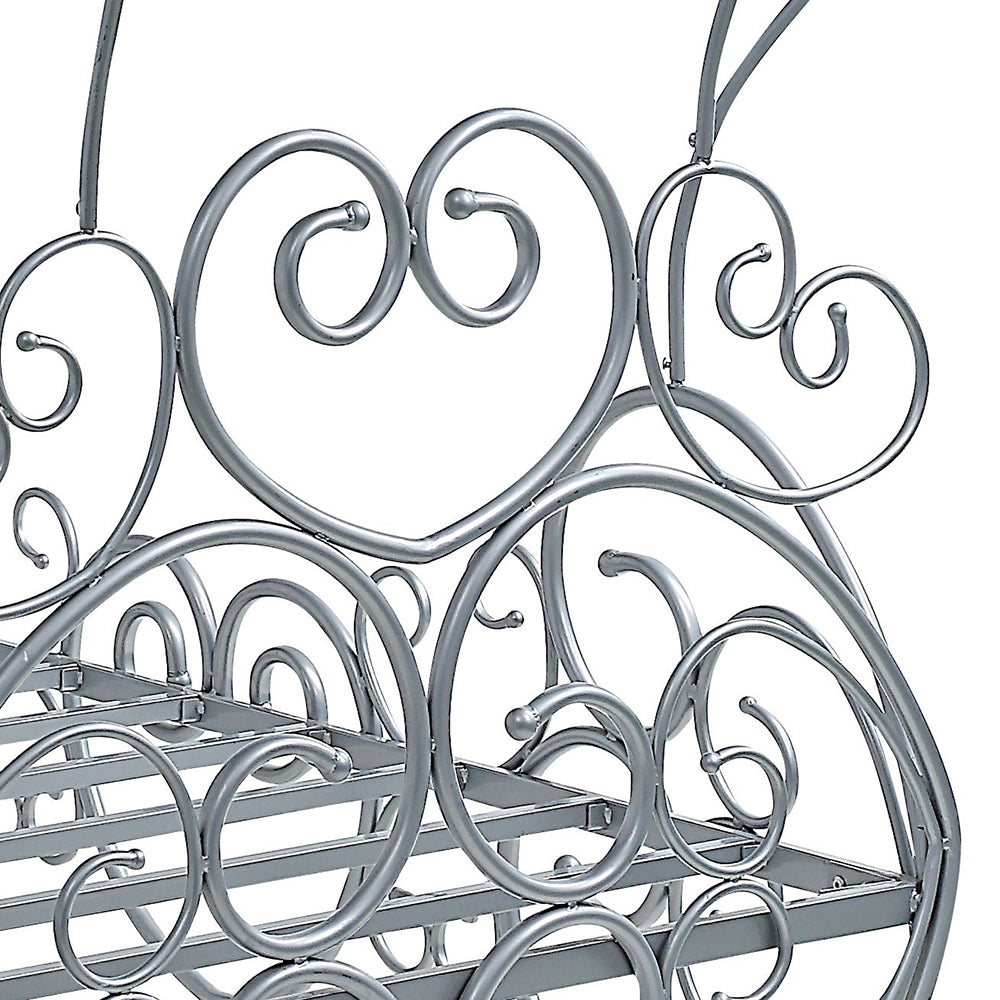 ACME Priya Silver Twin Bed with Canopy Model 37190T