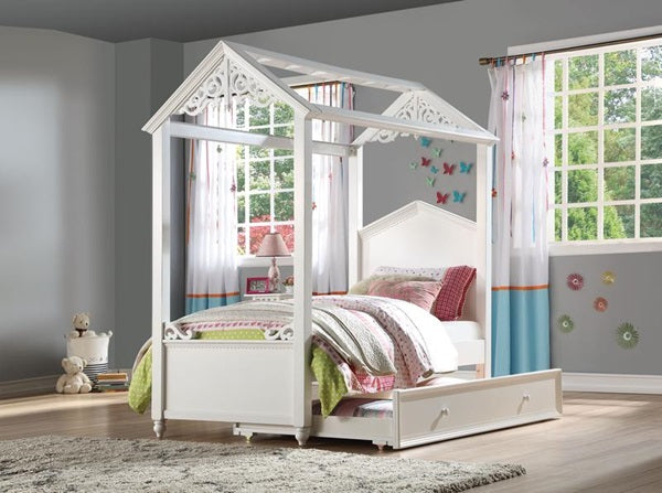 ACME Rapunzel White Full Bed Model 37345F