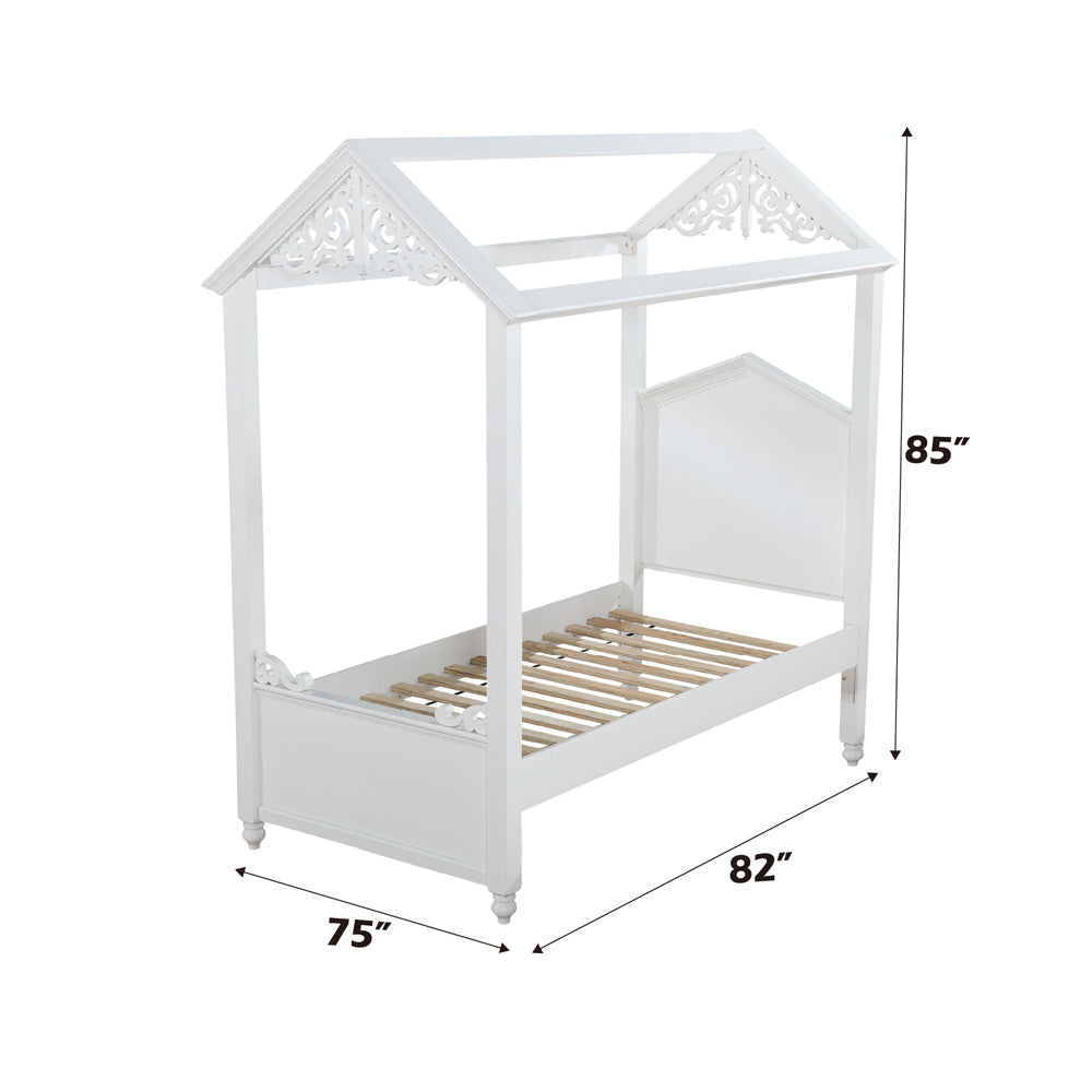 ACME Rapunzel White Full Bed Model 37345F