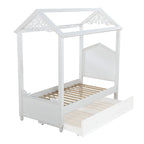 ACME Rapunzel White Twin Bed Model 37350T