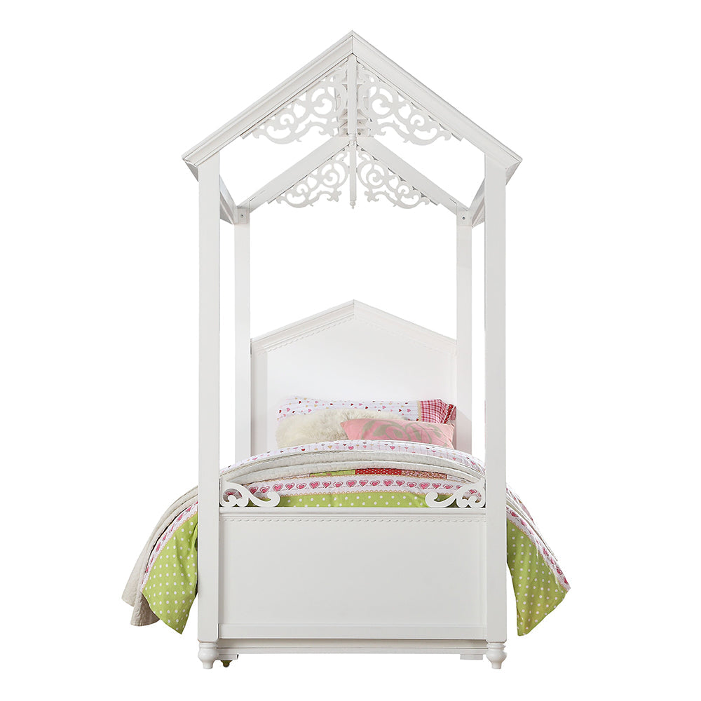 ACME Rapunzel White Twin Bed Model 37350T