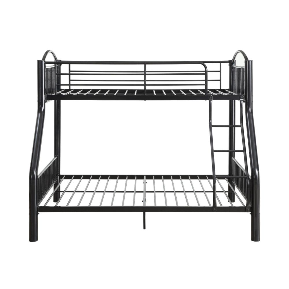 ACME Cayelynn Black Bunk Bed  (Twin | Full)  Model 37380BK
