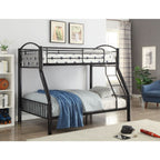 ACME Cayelynn Black Bunk Bed  (Twin | Full)  Model 37380BK