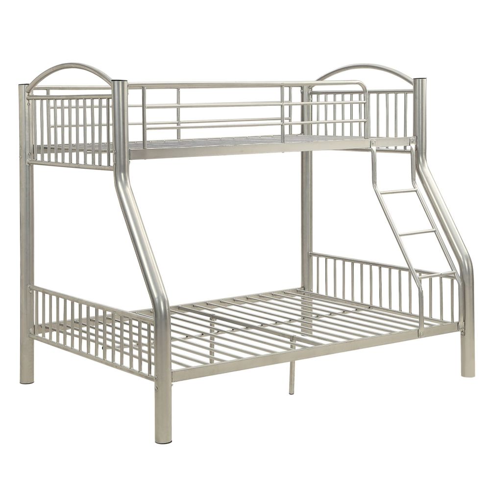 ACME Cayelynn Silver Bunk Bed  (Twin | Full)  Model 37380SI