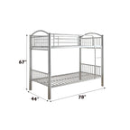 ACME Cayelynn Silver Bunk Bed (Twin | Twin)Model 37385SI