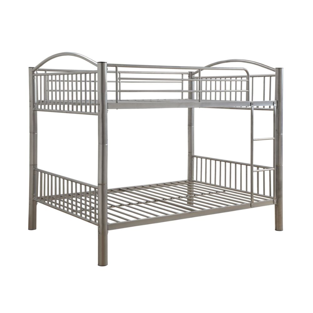 ACME Cayelynn Silver Bunk Bed (F/F) Model 37390SI