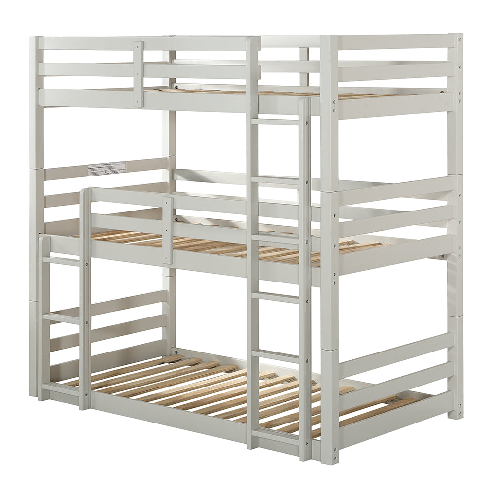 ACME Ronnie Light Gray Triple Bunk Bed (T/T/T) Model 37420