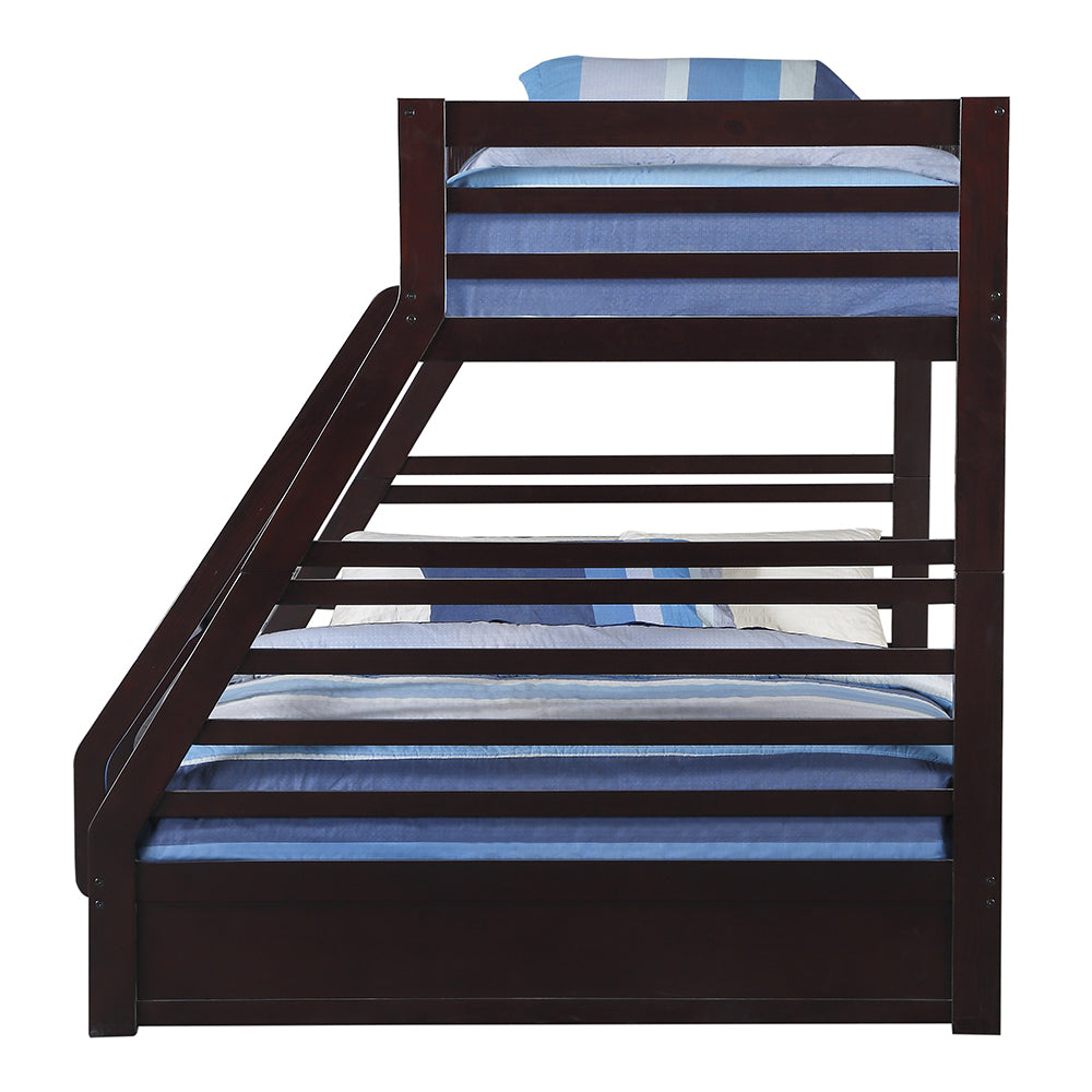 ACME Jason (XL) Espresso Bunk Bed (T XL/Q) with Storage Model 37425