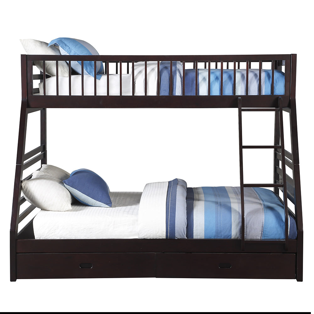 ACME Jason (XL) Espresso Bunk Bed (T XL/Q) with Storage Model 37425